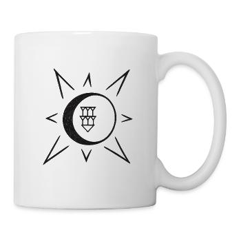 Balance Between Day and Night with Number 7 - Mug - white - Right