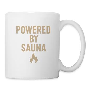 Powerful Sauna Statement Design - Tasse - Weiß - Rechts