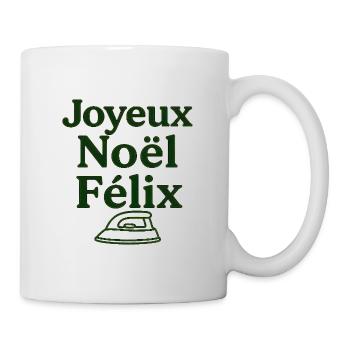 Frohe Weihnachten Felix - Tasse - Weiß - Rechts