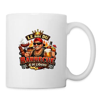 APERO BARBECUE - Mug blanc - blanc - Droite