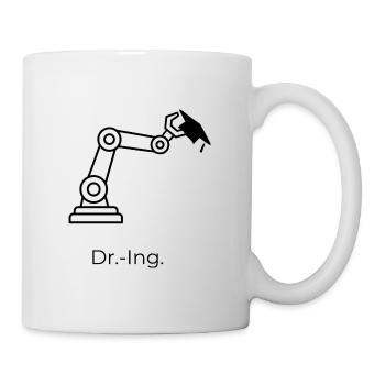 Dr.-Ing. – Robotik - Tasse - Weiß - Rechts