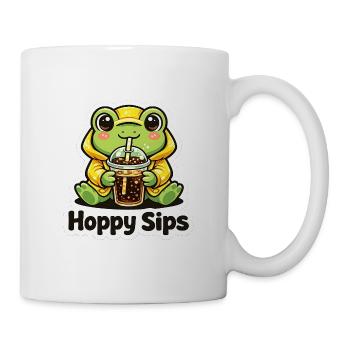 Frog with Bubble Tea - Mug - white - Right
