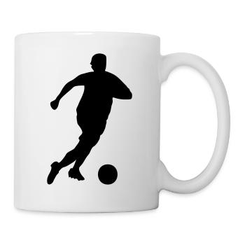 soccer fußball fussball fussballspieler spieler - Tasse - Weiß - Rechts
