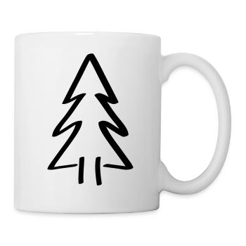Tree Fir Tree Christmas Tree Christmas Tree - Mug - white - Right