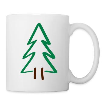 Tree Fir Christmas - Mug - white - Right