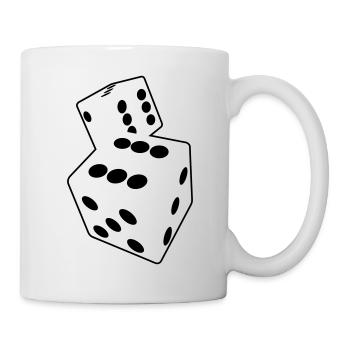 dices_1clr - Mug - white - Right