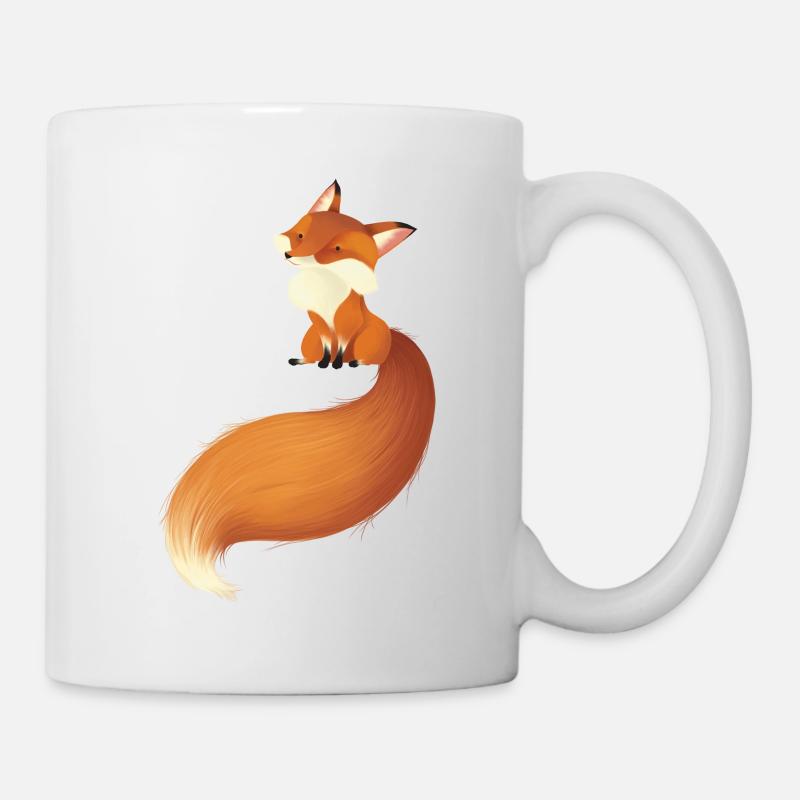 Fuchs - Tasse - Weiß