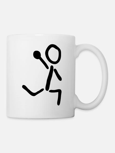handball - Mug blanc - blanc