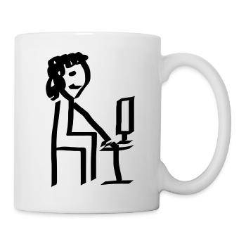 officeplankton - Tasse - Weiß - Rechts