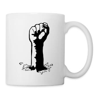 poing - Mug blanc - blanc - Droite
