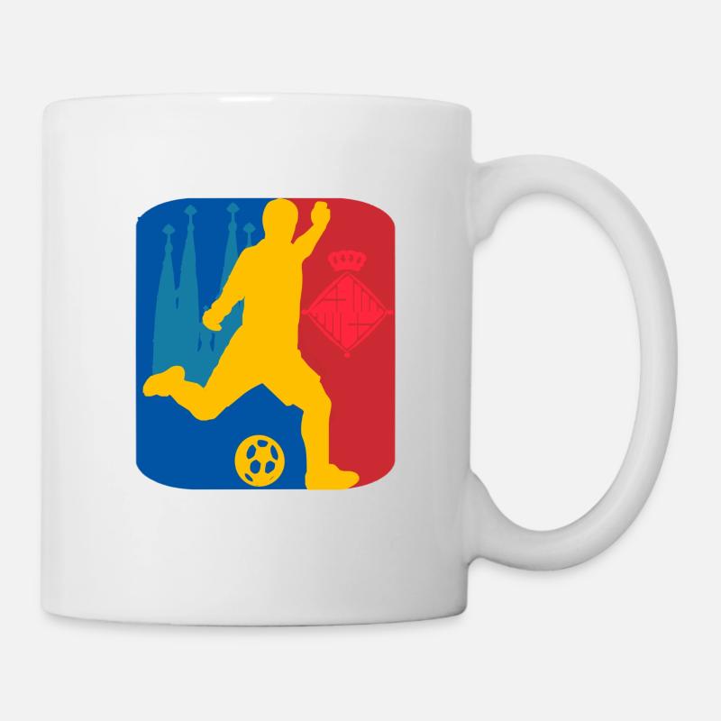 Barcelona - Tasse - Weiß