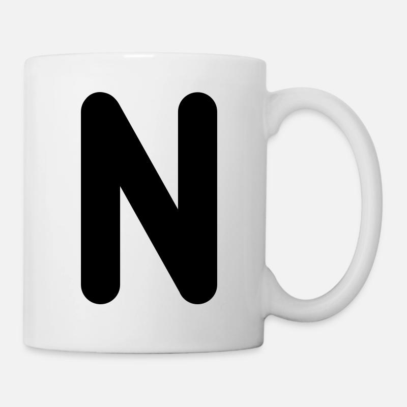 n - Tasse - Weiß