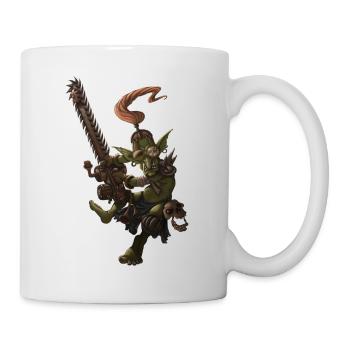 chainsaw kobold - Tasse - Weiß - Rechts