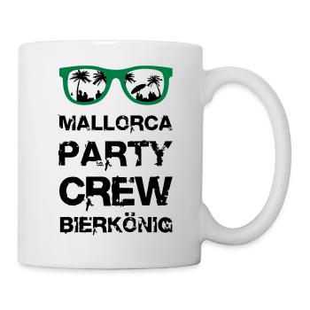 Mallorca Party Crew - Tasse - Weiß - Rechts