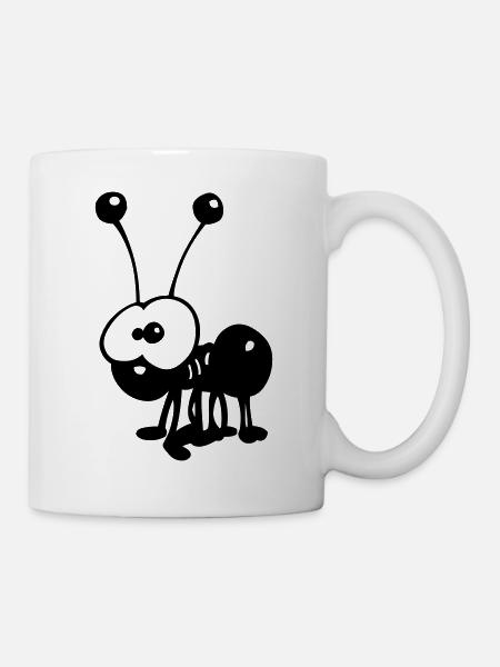 Ameise - Tasse - Weiß