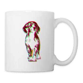 Beagle - Tasse - Weiß - Rechts