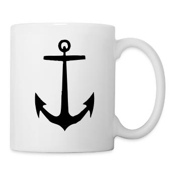 Anker - Tasse - Weiß - Rechts