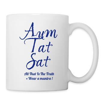 AUM TAT SAT - Tasse - Weiß - Rechts