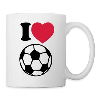 i_love_football - Mug blanc - blanc - Droite