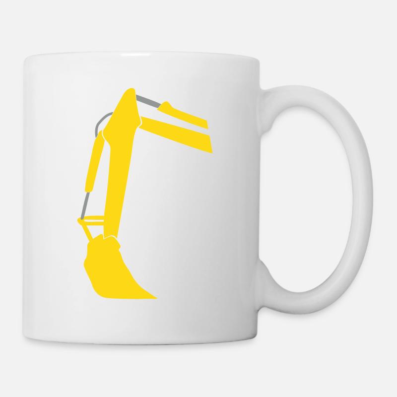 excavate - Mug - white