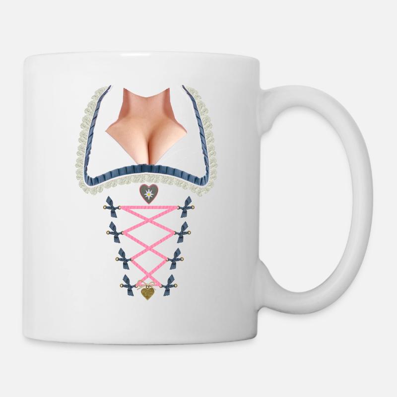 dirndlall - Tasse - Weiß