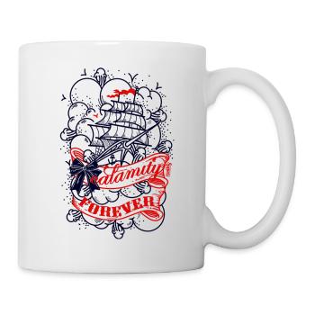 Calamity forever - Mug blanc - blanc - Droite