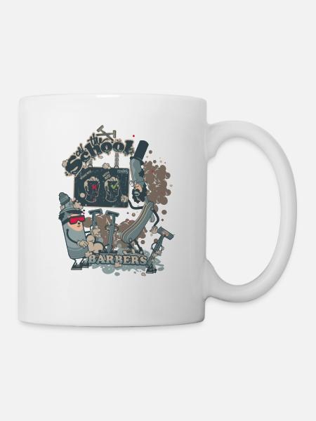 barbers shop - Mug - white