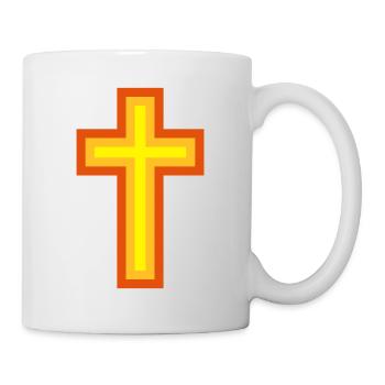 Sainte Croix Jésus-Christ Ciel Fils de Dieu - Mug blanc - blanc - Droite