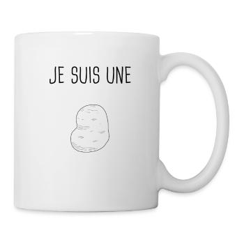 Je suis une patate - Mug blanc - blanc - Droite