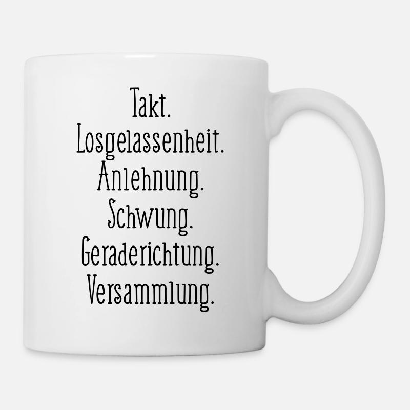 Ausbildungsskala FN - Tasse - Weiß