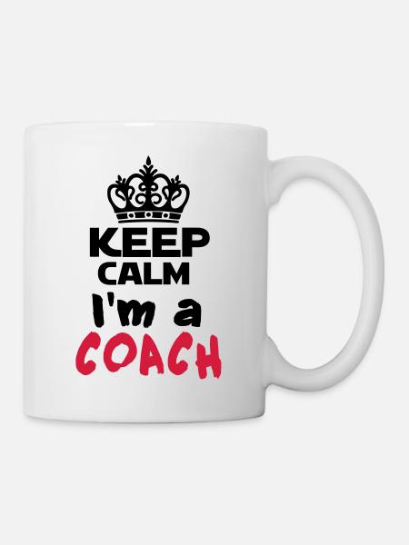 i'm a coach 2 - Mug blanc - blanc