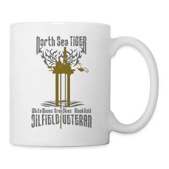 Oil Rig Oil Field Veteran - Mug - white - Right