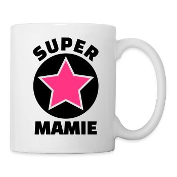 super mamie (v.5) - Mug blanc - blanc - Droite
