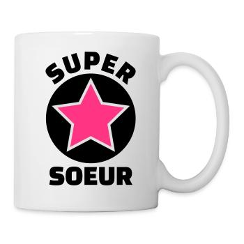 super soeur (v.5) - Mug blanc - blanc - Droite