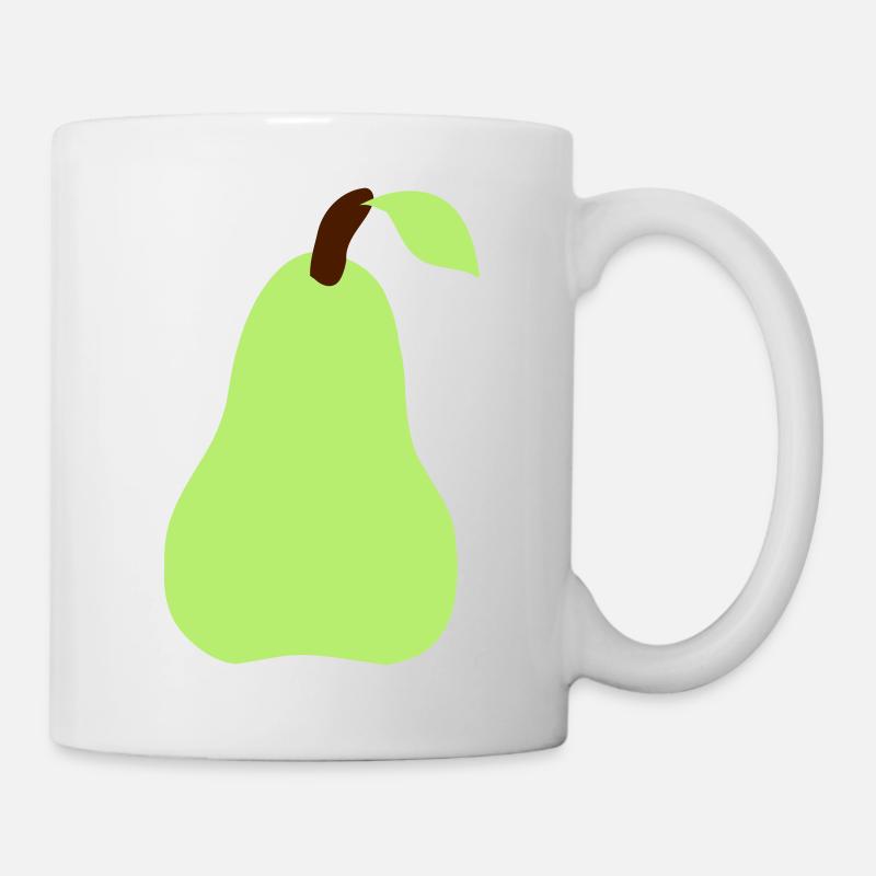 birne - Tasse - Weiß