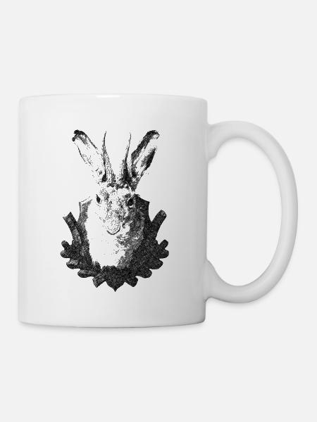 wolpertinger - Tasse - Weiß