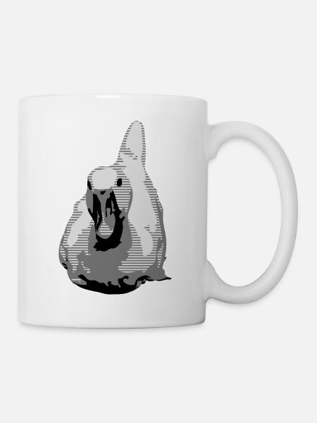 Gans gut - Tasse - Weiß