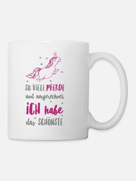 Schönste Einhorn - Tasse - Weiß
