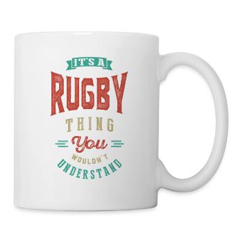 It's a Rugby Thing | T-shirt - Mug - white - Right
