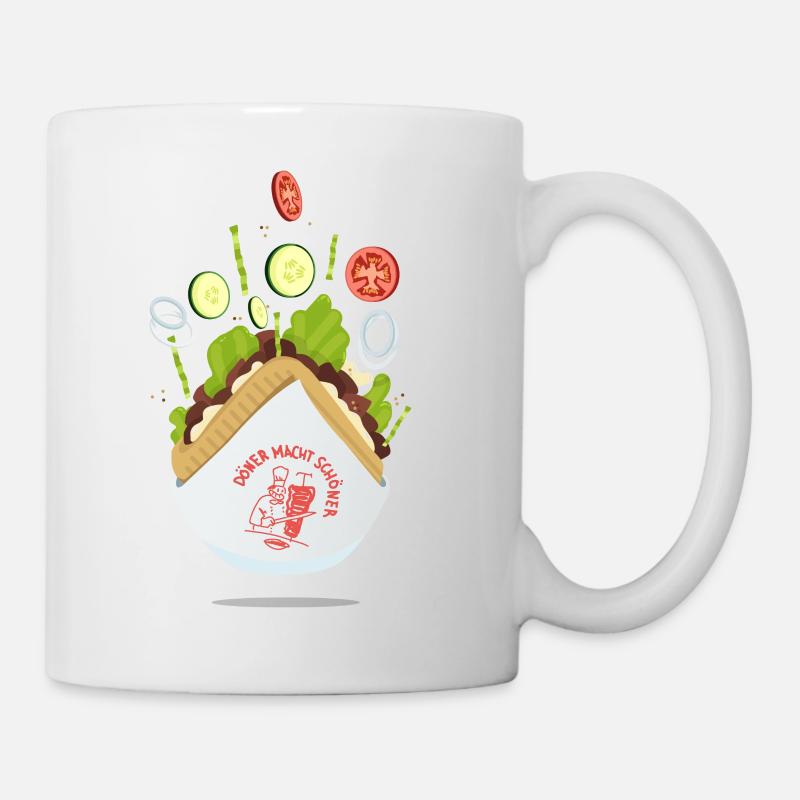 Doner makes beautiful - Mug blanc - blanc