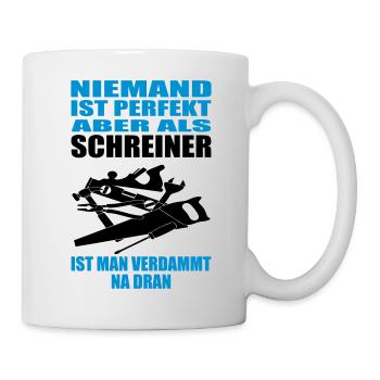 Schreiner Tischler - Tasse - Weiß - Rechts