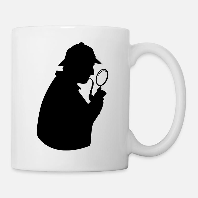 SHERLOCK - Tasse - Weiß