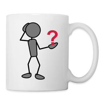 greyman_with_issues_at_hand_3c - Mug - white - Right