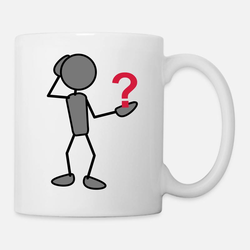 greyman_with_issues_at_hand_3c - Tasse - Weiß