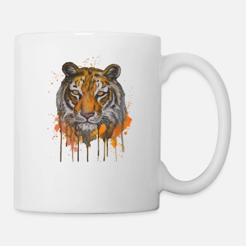 Tiger - Eye Of The Tiger - Gift Idea - Mug - white