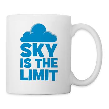 Sky is the limit - Mug - white - Right