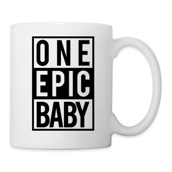 one epic baby - Tasse - Weiß - Rechts