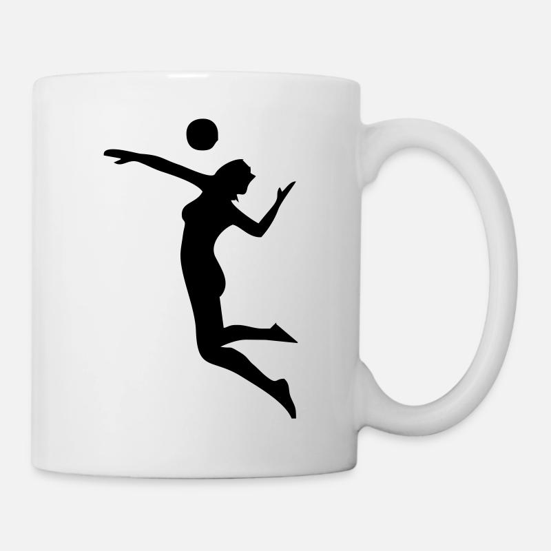 Volleyball - Tasse - Weiß