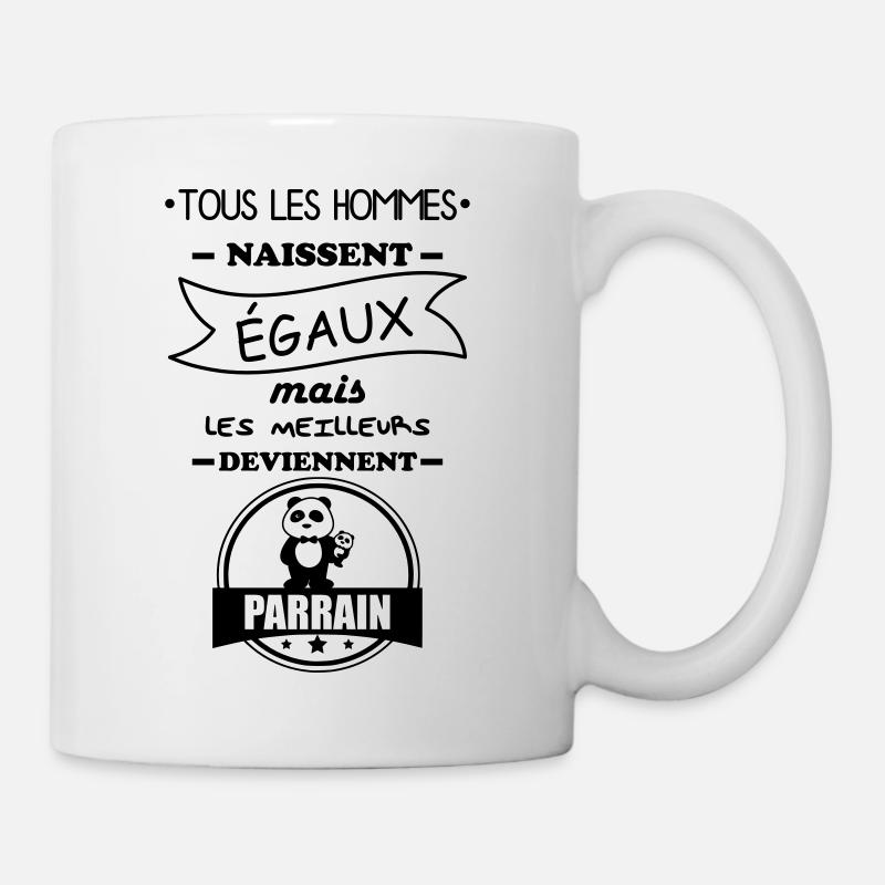 hommes parrain,cadeau parrain - Mug blanc - blanc
