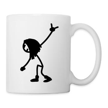 rock_stick_figure_1c - Mug - white - Right